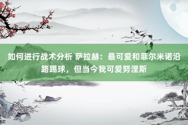 如何进行战术分析 萨拉赫：最可爱和菲尔米诺沿路踢球，但当今我可爱努涅斯