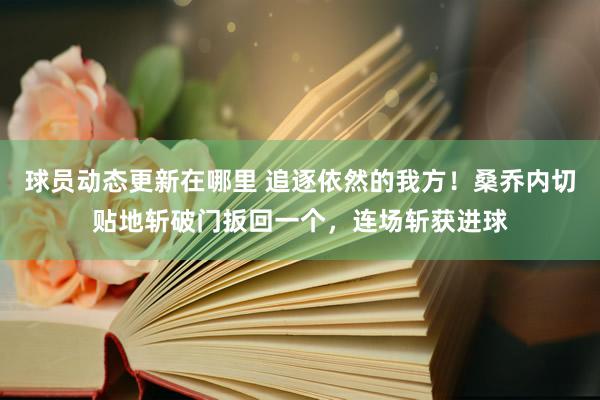 球员动态更新在哪里 追逐依然的我方！桑乔内切贴地斩破门扳回一个，连场斩获进球